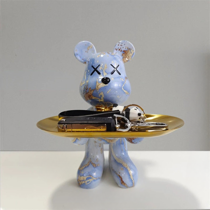 BearCraft – Bärenstatue mit Tablett 8