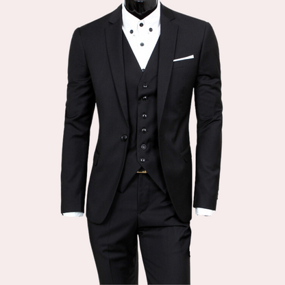 Variant image for Beaumont 3-Piece Men's Suit - Elegant Summer Attire for Weddings and Events-1