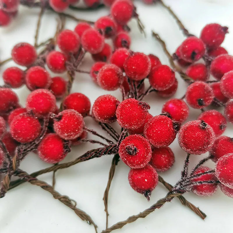 Beerenpracht | Luxuriöses Weihnachtsbeeren-Imitat-Paket 1