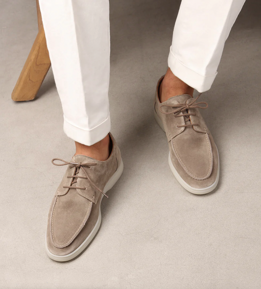 Herren Slipper Braun Größe 42 Leder - Komfortable Schlupfschuhe für Elegante Anlässe-1