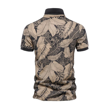 Herren Polo Shirt Gedruckt Atmungsaktiv Lässig Komfortabel-6