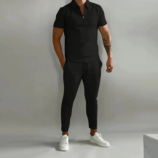 Herren Set Beige Größe M Baumwolle – Zwei-Teiliges Outfit für Männer-1