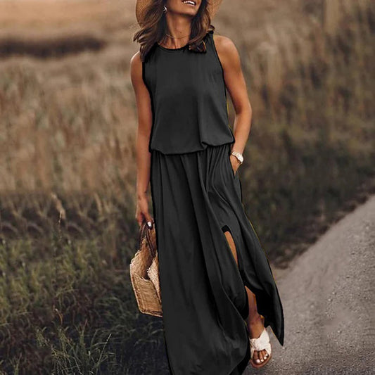 Eliana - Luftiges Sommerkleid Damen Aus Atmungsaktivem Material für Jeden Anlass-1