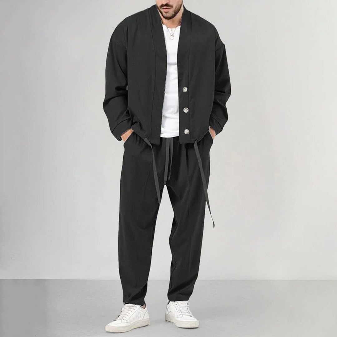 Herren Weste und Hose Grün Größe M Mischgewebe-4