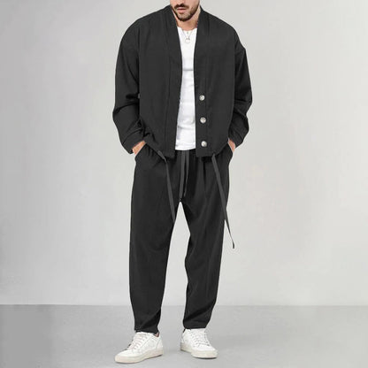 Herren Weste und Hose Grün Größe M Mischgewebe-4