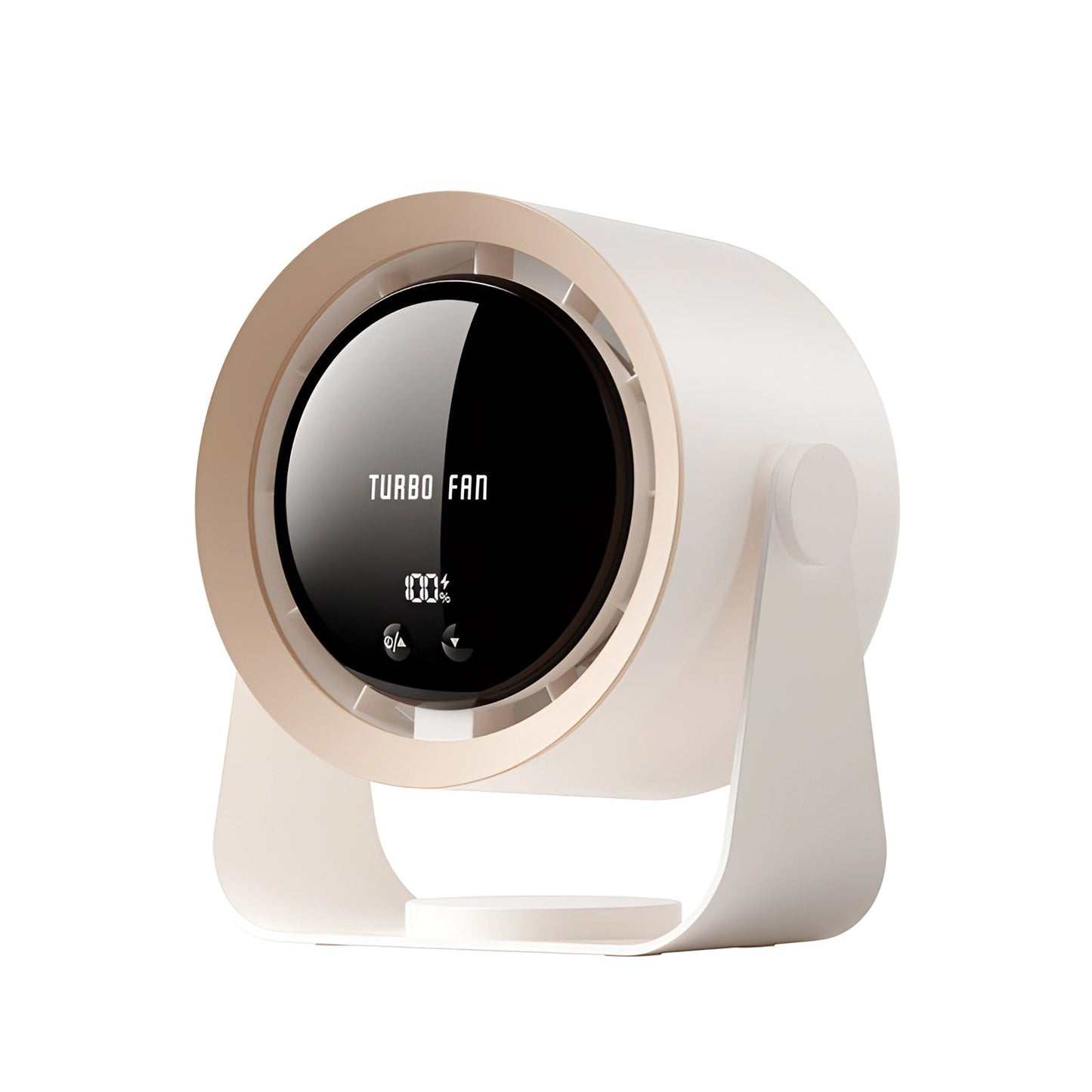 Bladeless Turbo Ventilator Leise mit LED-Anzeige – Kompakt für Schlafzimmer und Wohnzimmer, Effiziente Kühlung 0