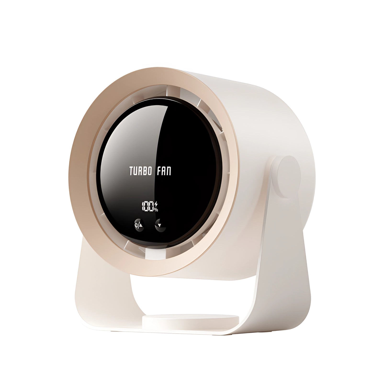 Bladeless Turbo Ventilator Leise mit LED-Anzeige – Kompakt für Schlafzimmer und Wohnzimmer, Effiziente Kühlung 0