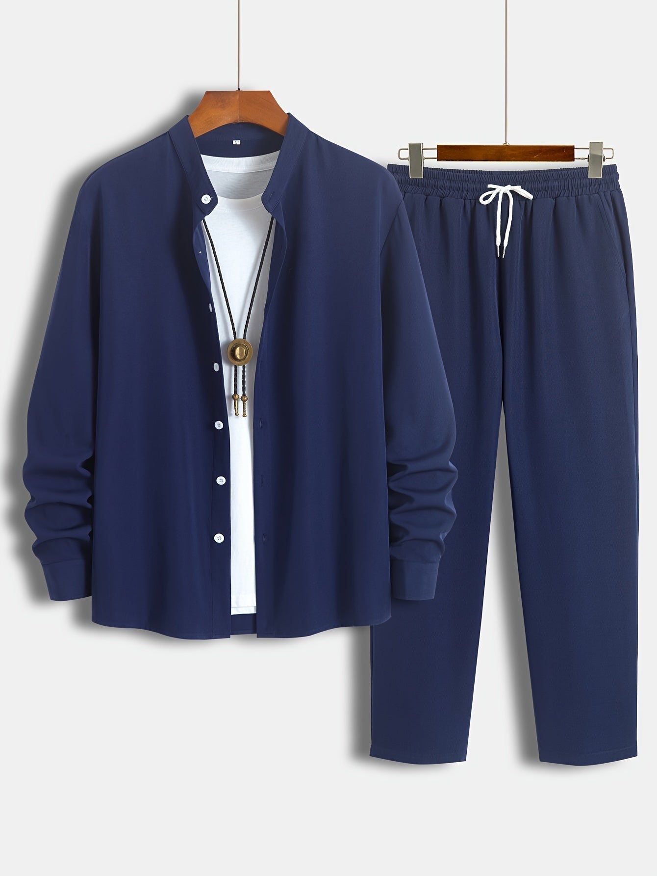 Herren Trainingsanzug Casual Luxury Bequem Polyester Sportanzug für Stil und Komfort-1