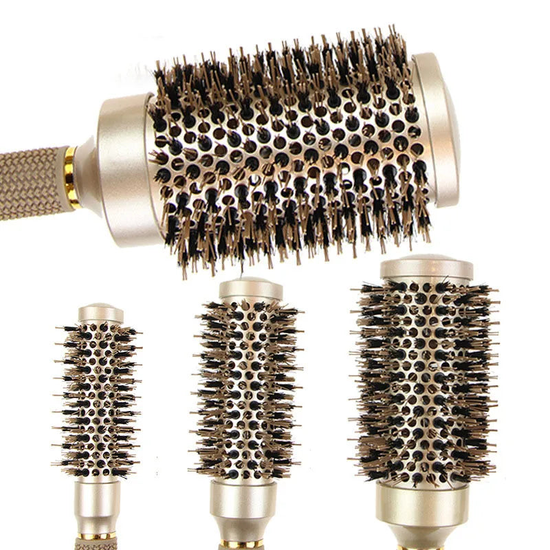 BlowOut Pro – Rundes Haarbürstenset mit ionischen Wildschweinborsten für Styling in Salonqualität 2