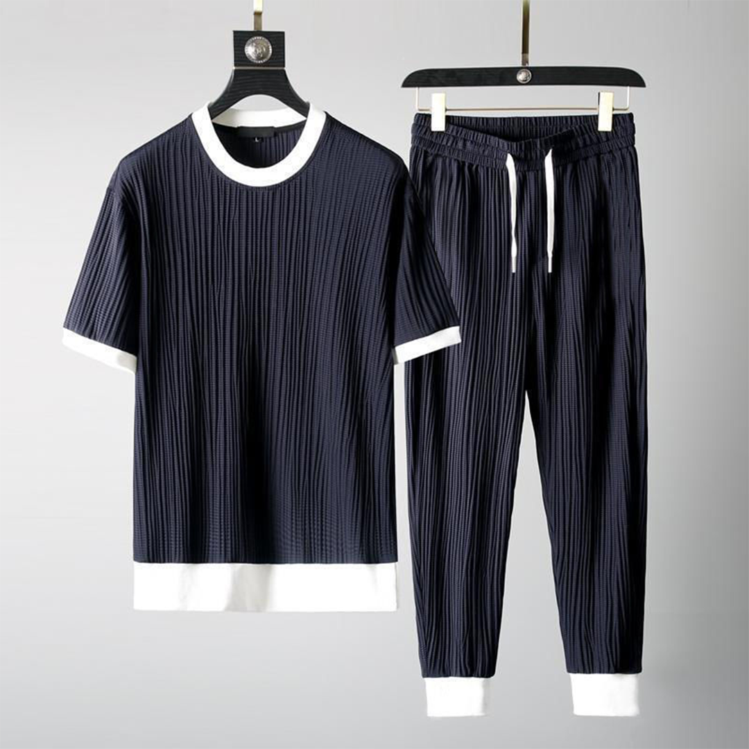 Variant image for Herren Freizeitset Grau Größe M Polyester-16