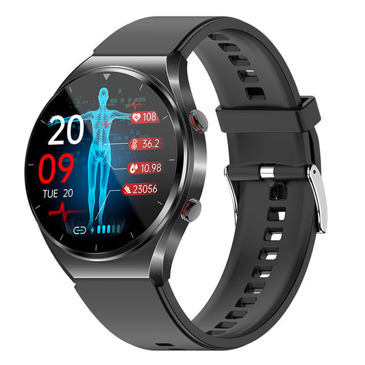 MediTrack | Smart Watch for Blood Sugar, Heart Rate & ECG Monitoring