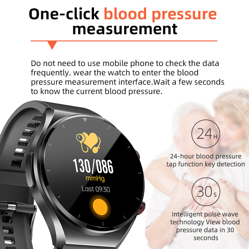 MediTrack | Smart Watch for Blood Sugar, Heart Rate & ECG Monitoring