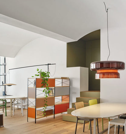 OpalCharme – Handmade hanging lamp made of glass with sophistication