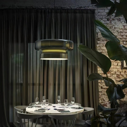 OpalCharme – Handmade hanging lamp made of glass with sophistication
