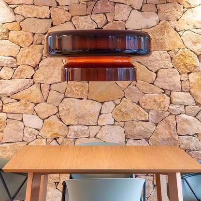 OpalCharme – Handmade hanging lamp made of glass with sophistication
