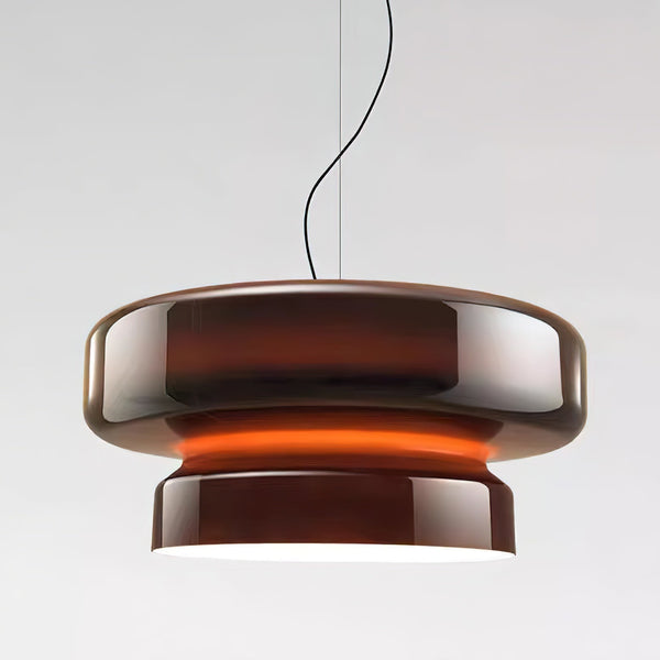 OpalCharme – Handmade hanging lamp made of glass with sophistication