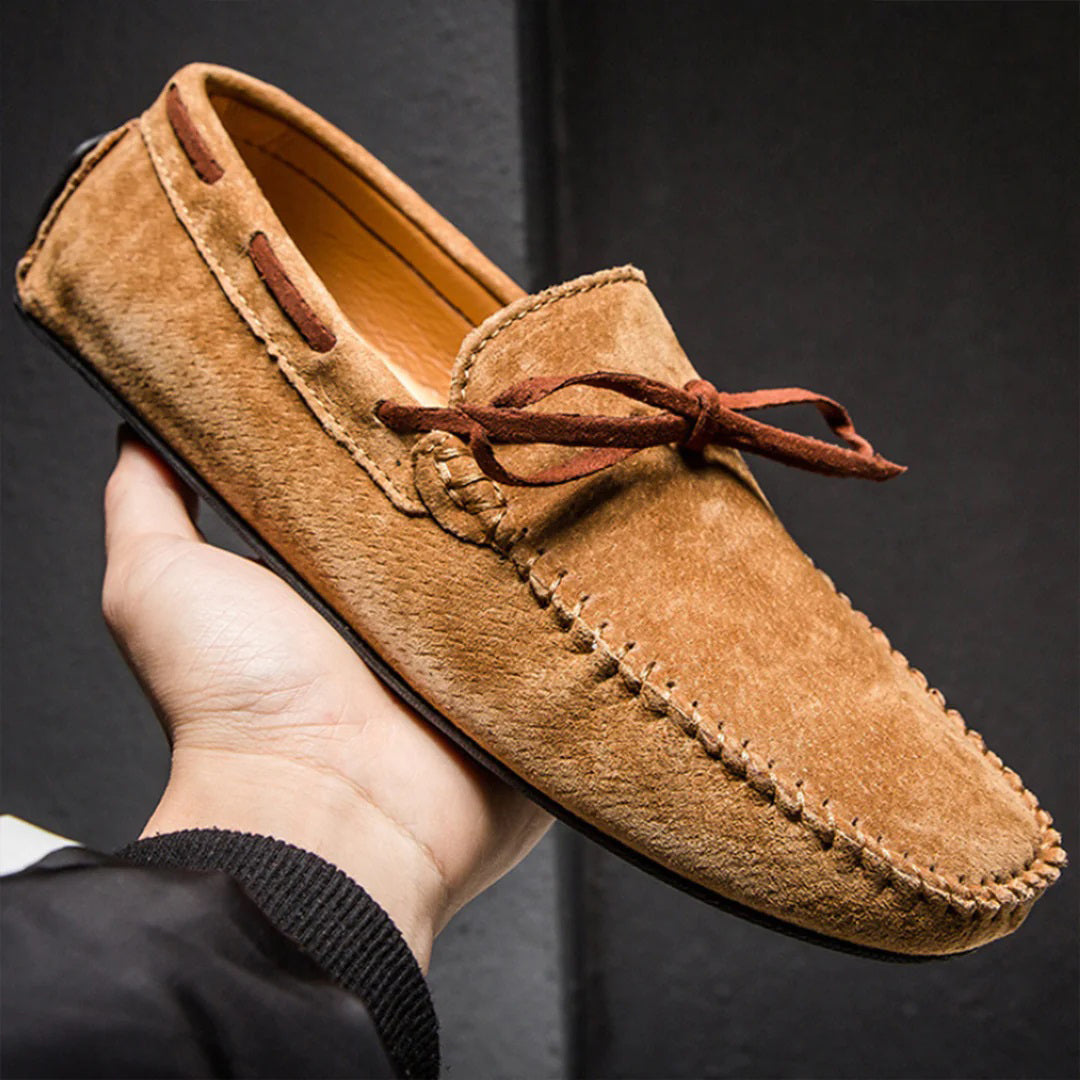 Variant image for Herren Slipper Schwarz Größe 42 Leder – Elegante Schlupfschuhe für Geschäft und Freizeit-27