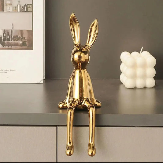 BunnyElegance – Stilvolles Kaninchen-Ornament 0