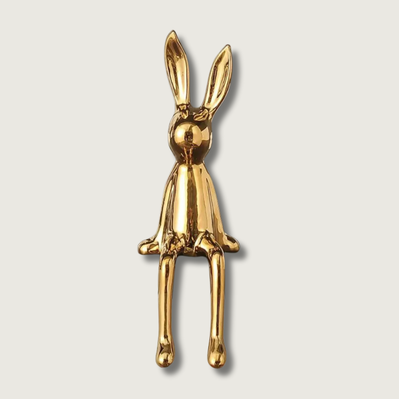 BunnyElegance – Stilvolles Kaninchen-Ornament 1