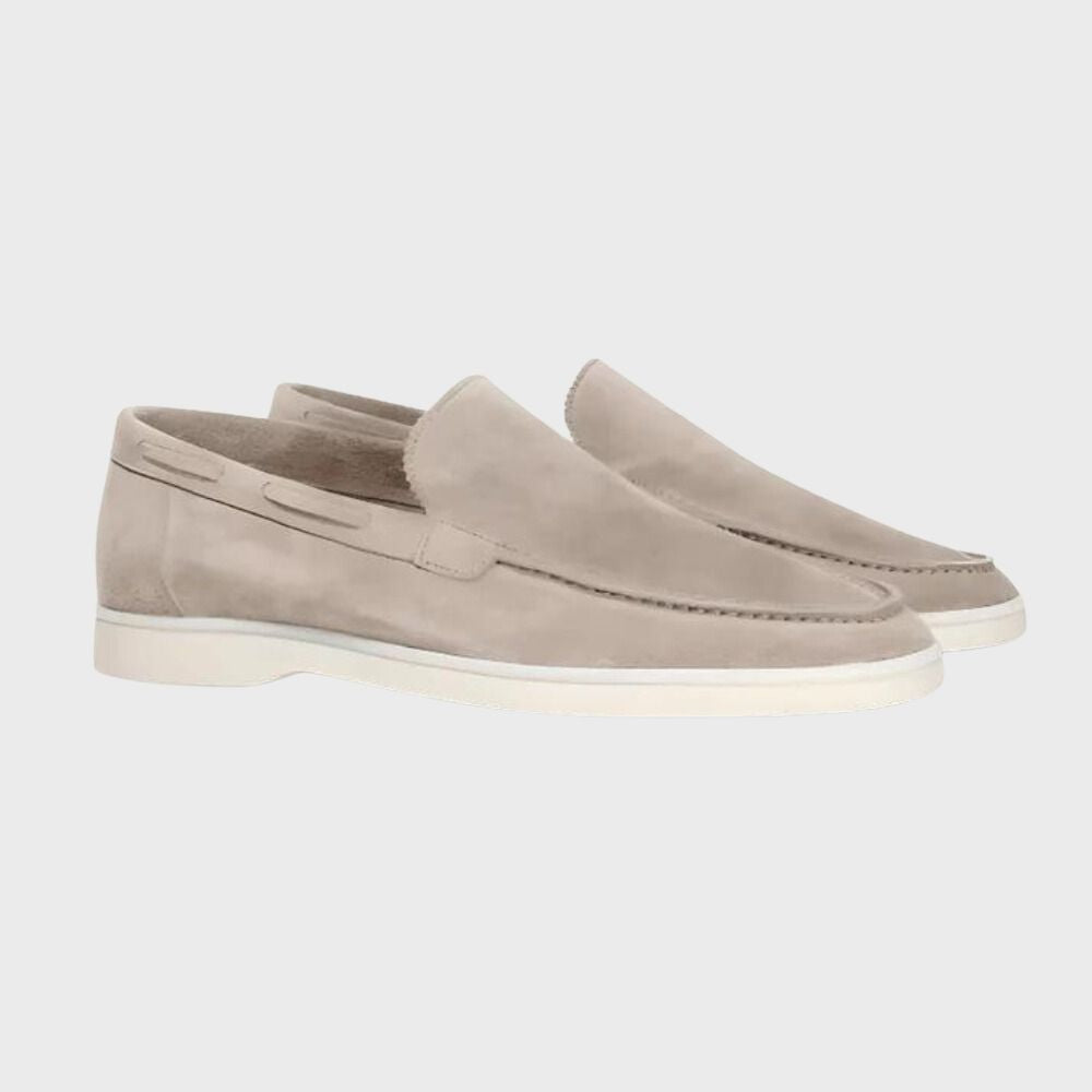 Herren Slipper Beige Größe 42 Atmungsaktives Material Schlupfschuhe-3