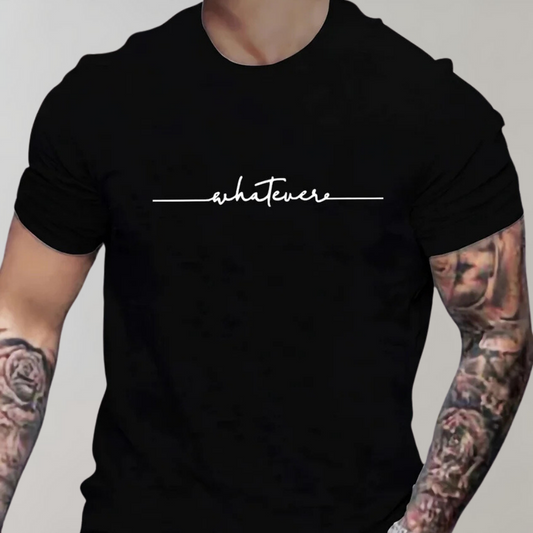 Herren T-Shirt Grafik Oversize Trendy Baumwolle Casual-1