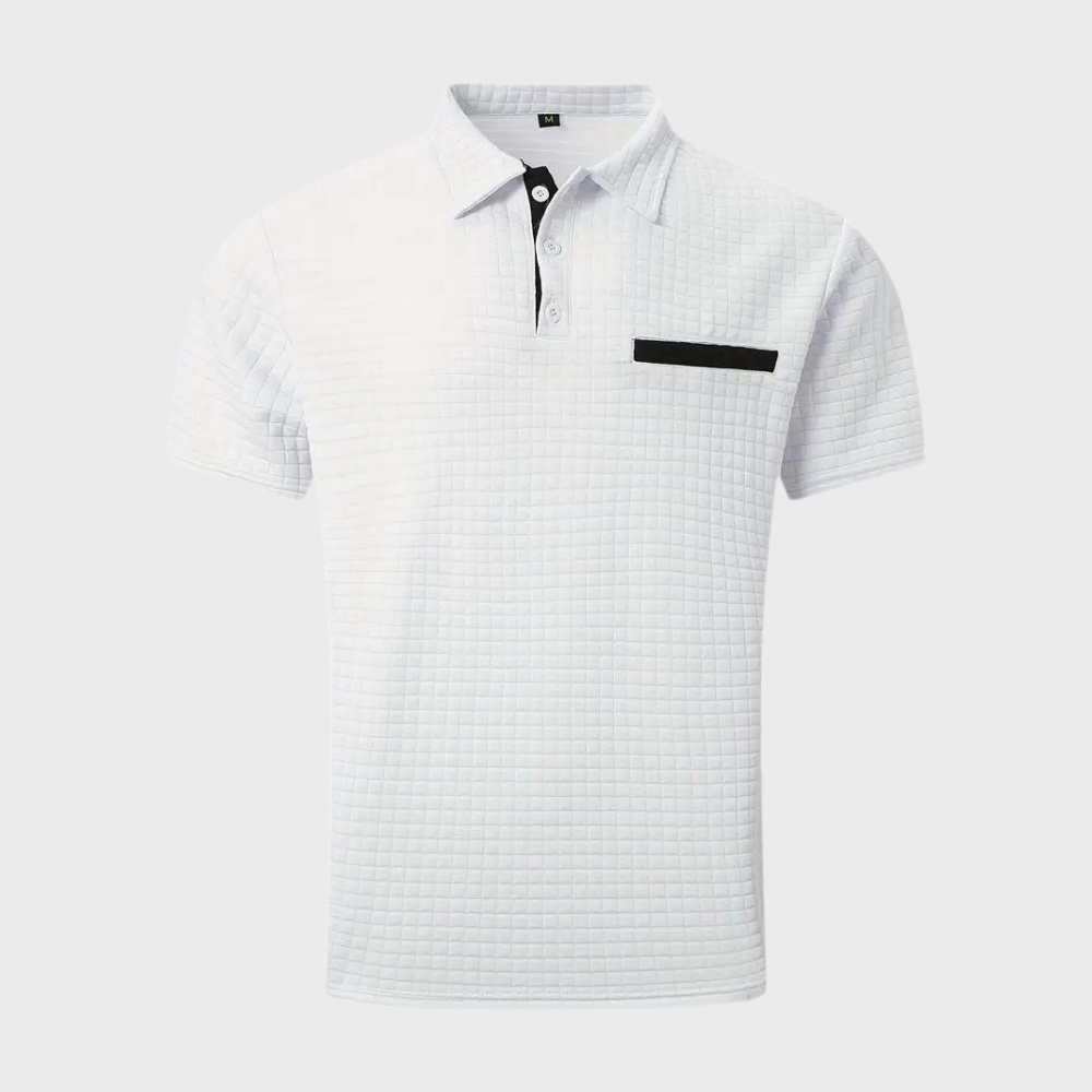 Variant image for Herren Polo Shirt Weiß Größe M Baumwolle-7