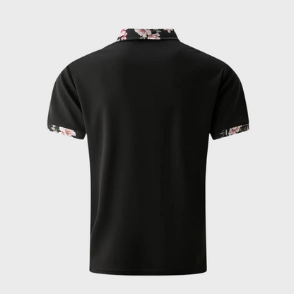 Herren Polohemd Gedruckter Kragen Stilvoll Bequem Baumwolle-3
