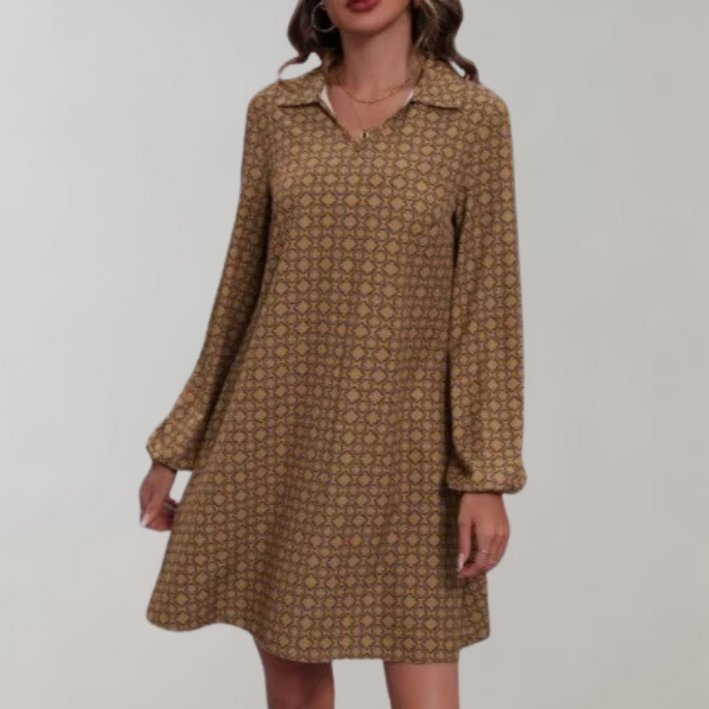 Damen A-Linien Kleid Grün Größe M Polyester Sommerkleider-3