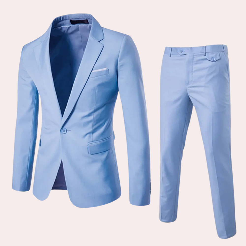 Variant image for Men's Slim Fit Summer Suit - Stylish Wedding Suits for Men & Groomsmen in Multiple Colors-13