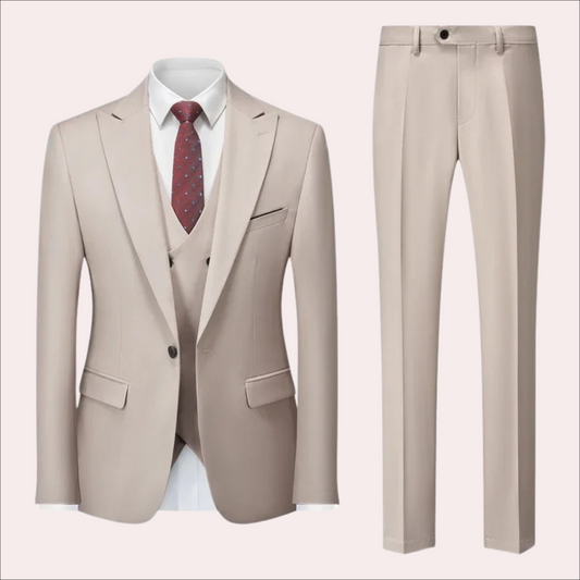 Mathias - Stylish Business Casual Men's Suit in Premium Acetate Fiber-1