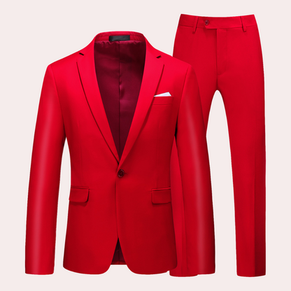 Variant image for Pierre - Comfortable 2-Piece Men's Set for Stylish Summer Outings-7