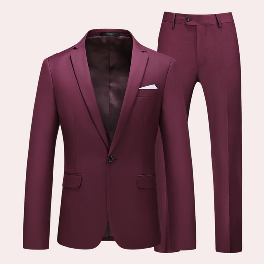 Pierre - Comfortable 2-Piece Men's Set for Stylish Summer Outings-1