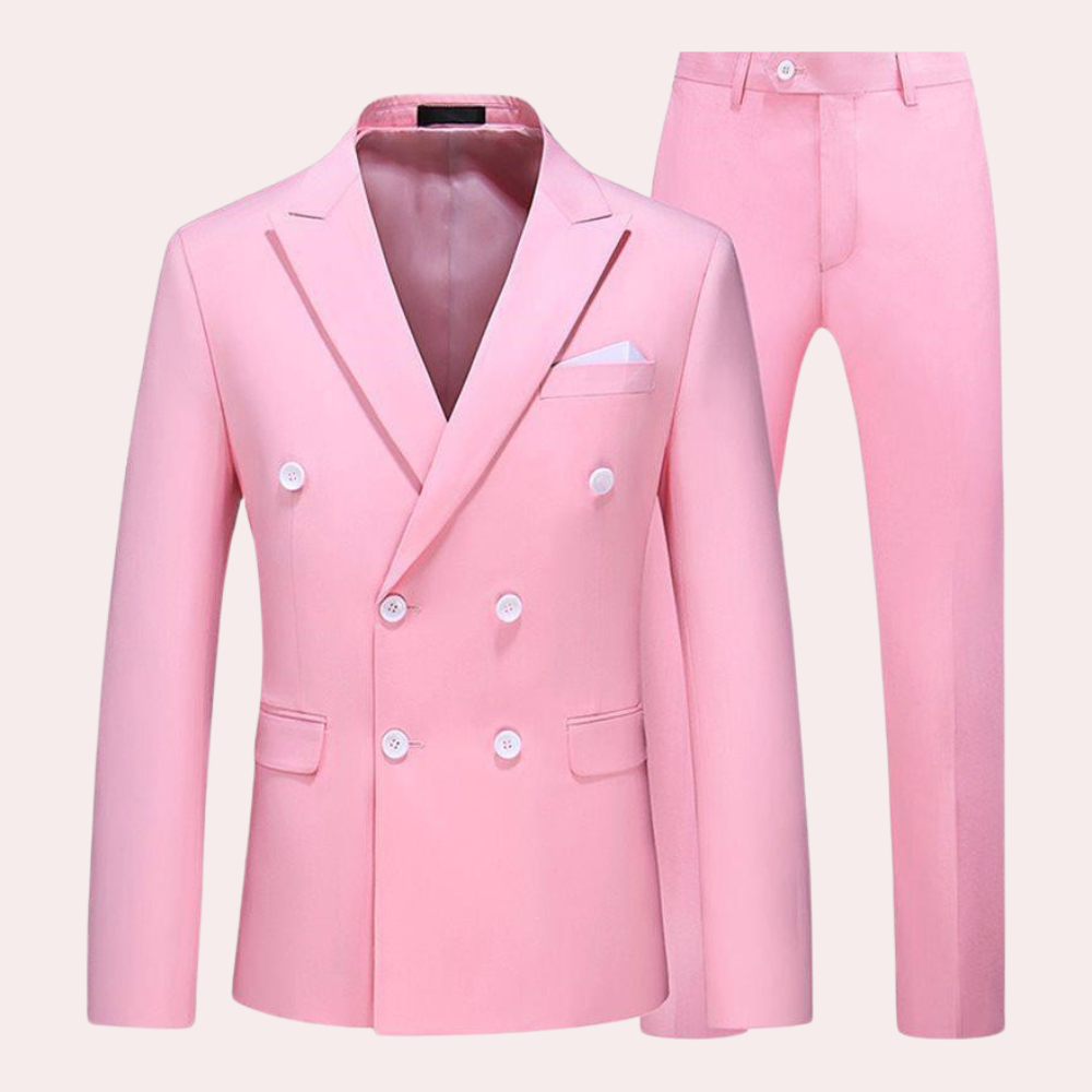 Variant image for Alain - Classic Men's 2-Piece Summer Set, Comfortable & Stylish Outfit-13