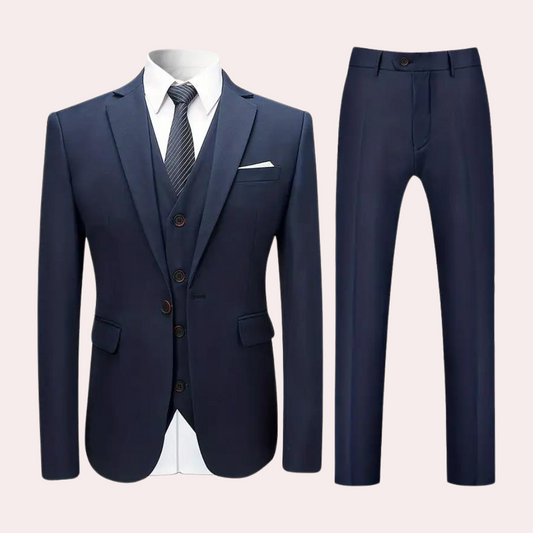 Baptiste Classic 3-Piece Men's Formal Set - Versatile Comfort for All Seasons-1