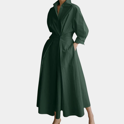 Variant image for Damen Kleid Beige Größe M Polyester Sommerkleid Elegant und Bequem-7