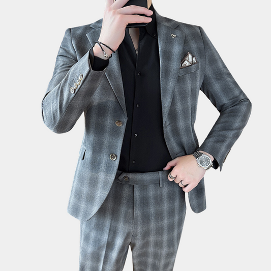 Diggory - Stylish Summer Men's Suit Set in Comfortable Breathable Fabric-1