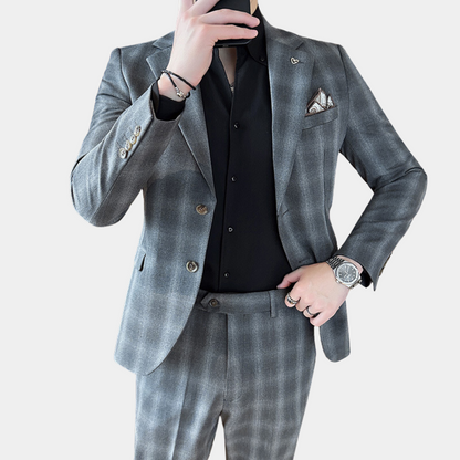 Variant image for Diggory - Stylish Summer Men's Suit Set in Comfortable Breathable Fabric-1