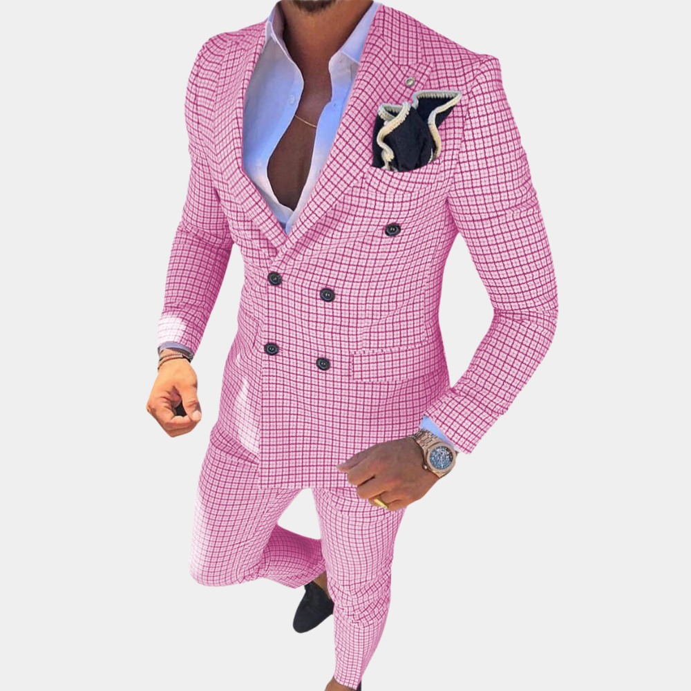 Quennel - Stylish Two-Piece Men's Suit for All Seasons, Comfortable Fabric-2
