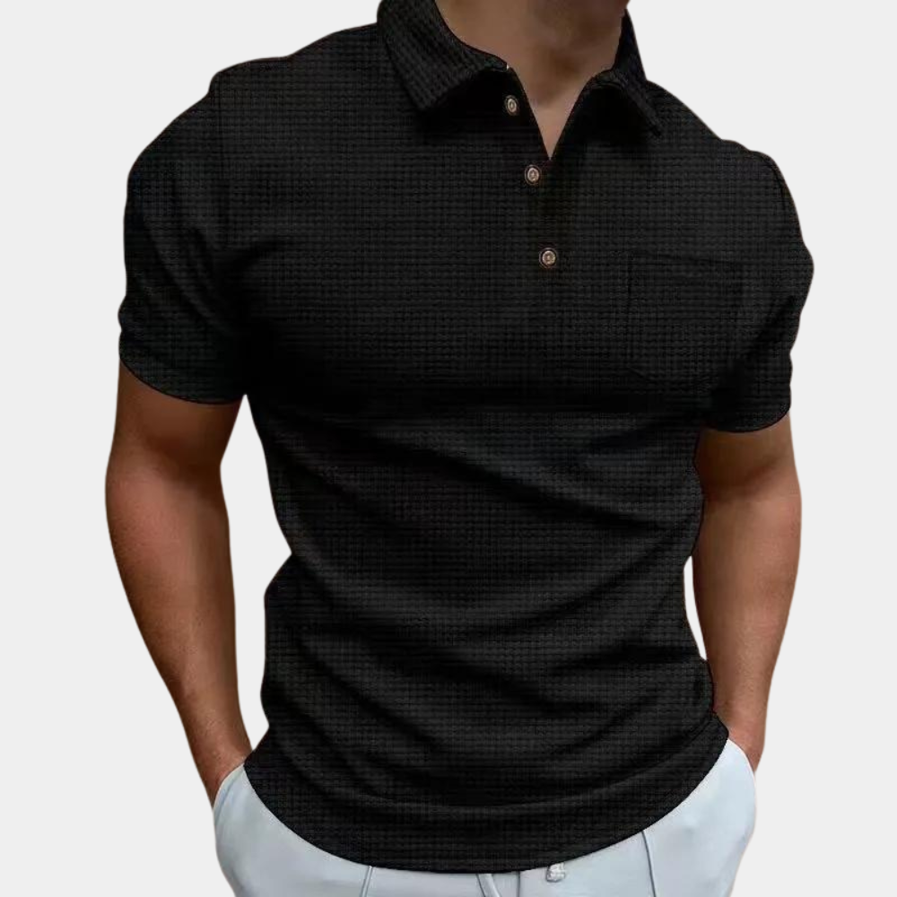 Herren Polo Shirt Klassischer Schnitt Bequem Baumwolle Ideal Für Jeden Anlass-6