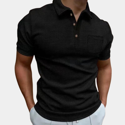 Herren Polo Shirt Klassischer Schnitt Bequem Baumwolle Ideal Für Jeden Anlass-6