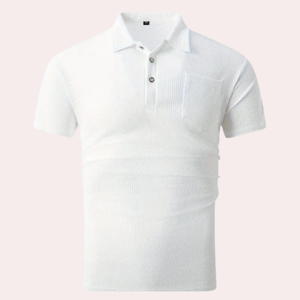 Herren Polo Shirt Klassischer Schnitt Bequem Baumwolle Ideal Für Jeden Anlass-3