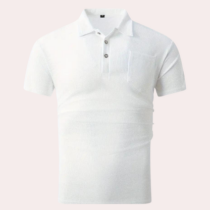 Herren Polo Shirt Klassischer Schnitt Bequem Baumwolle Ideal Für Jeden Anlass-3