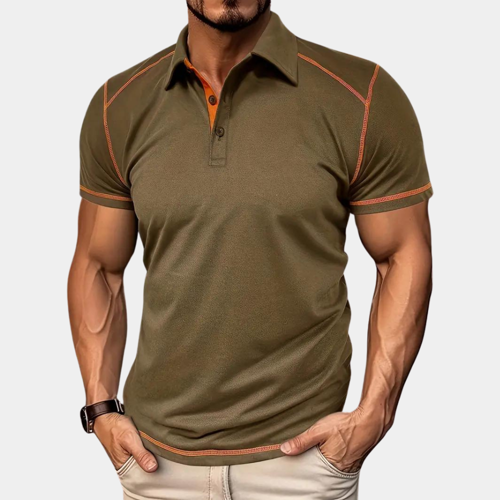 Herren Polo Shirt Klassisch Zeitlos Bequem Baumwolle-5