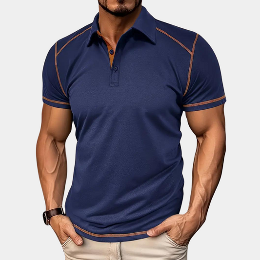 Herren Polo Shirt Klassisch Zeitlos Bequem Baumwolle-1
