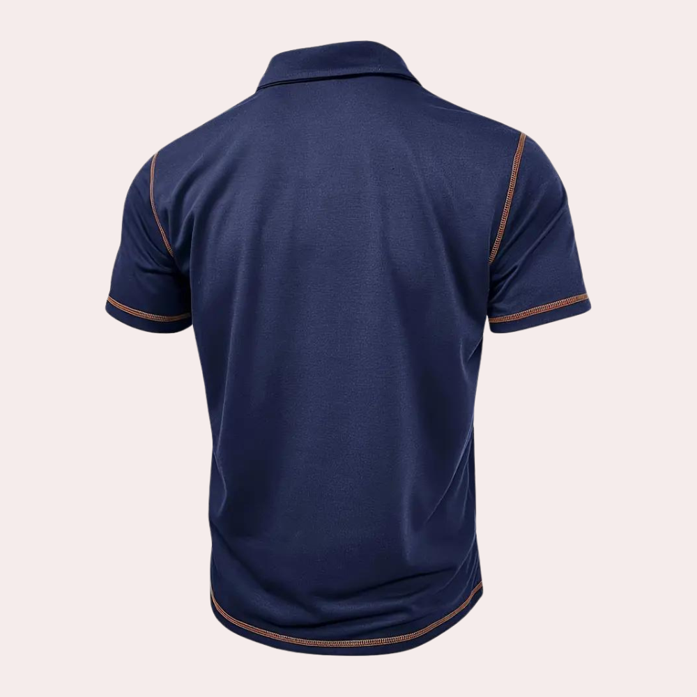 Herren Polo Shirt Klassisch Zeitlos Bequem Baumwolle-2