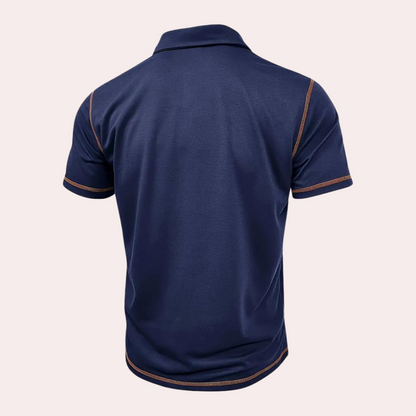 Herren Polo Shirt Klassisch Zeitlos Bequem Baumwolle-2