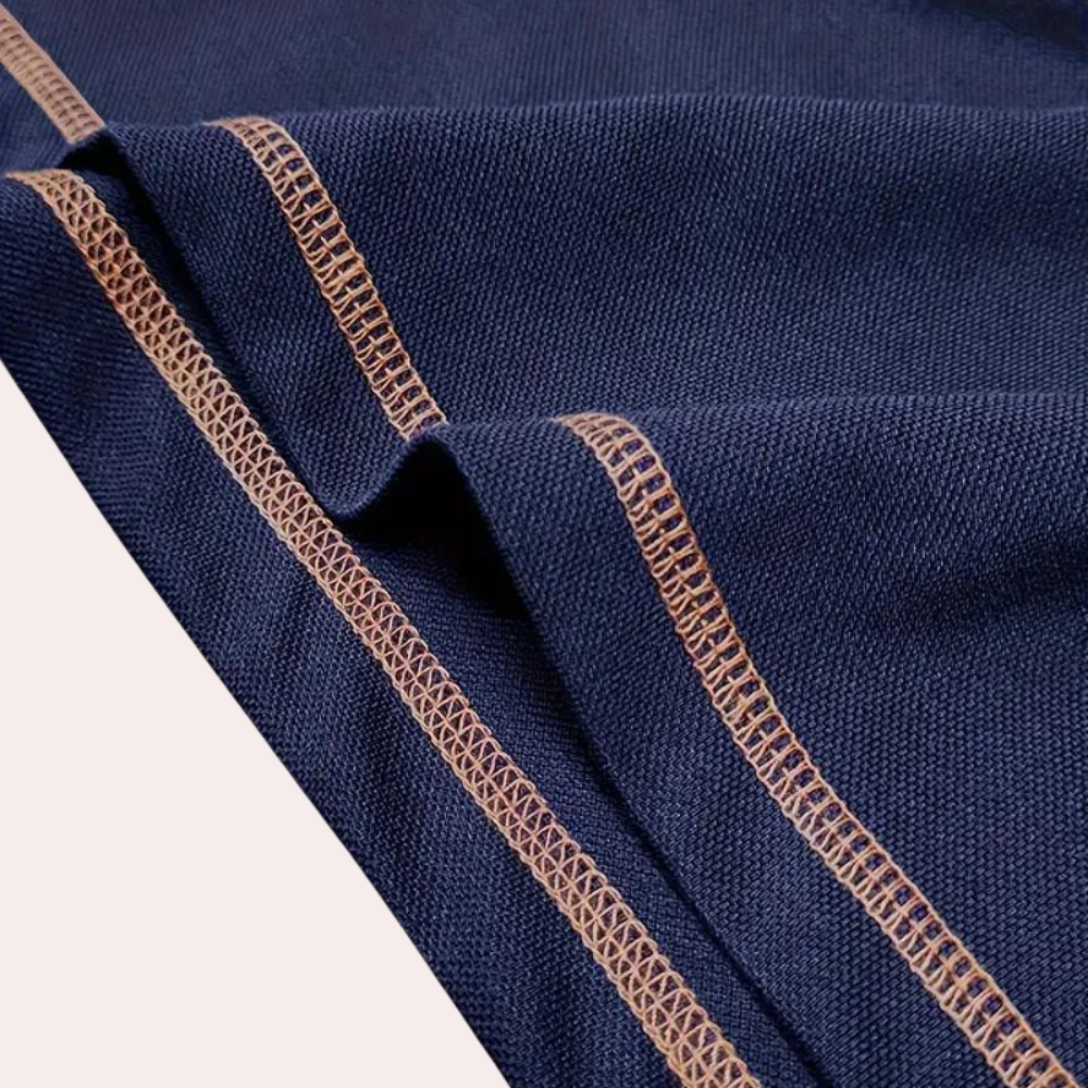 Herren Polo Shirt Klassisch Zeitlos Bequem Baumwolle-4