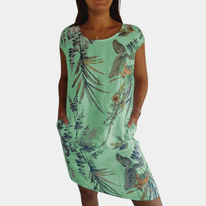 Variant image for Damen Sommerkleid Weiß Größe M Baumwolle Elegantes Design für Freizeit und Anlässe-19