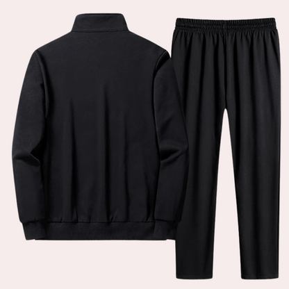 Herren Trainingsanzug Schwarz Größe M Polyester-2