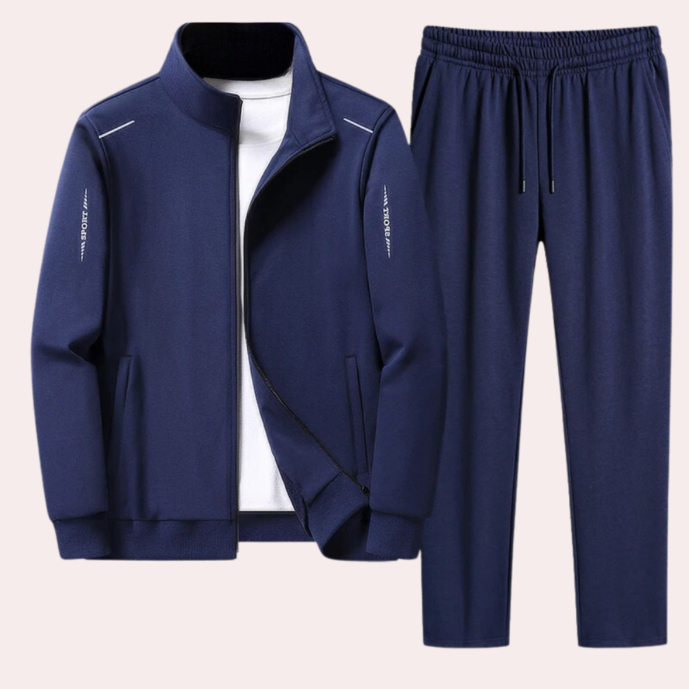 Variant image for Herren Trainingsanzug Schwarz Größe M Polyester-7